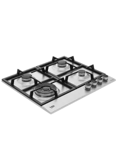 Beko HIAW64225SXE: Piano a Gas con PractiClean, 3 Bruciatori + 1 Wok, 2