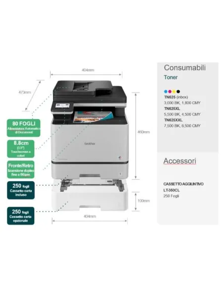 MFCL8730CDWW MULT LASER COLOR 4IN1