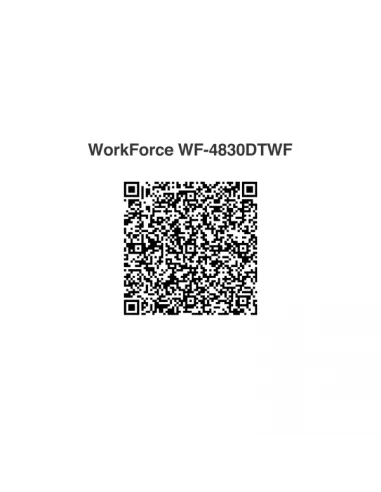 WORKFORCE WF-4830DTWF