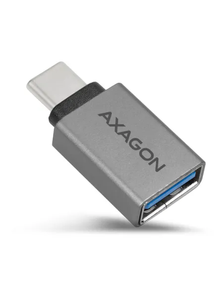 AXAGON USB-C 3.1 M auf USB-A F Adapter, Aluminium - schwarz