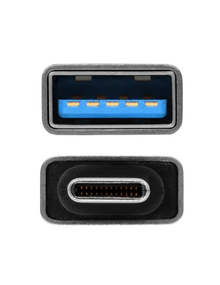 AXAGON USB-C 3.1 M auf USB-A F Adapter, Aluminium - schwarz