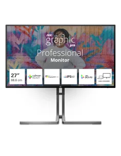 AOC U3 U27U3CV Monitor PC 68,6 cm (27") 3840 x 2160 Pixel 4K Ultra HD LCD Nero