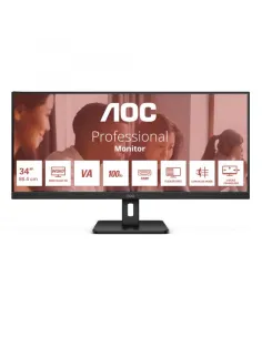 AOC E2 U34E2M/BK Monitor PC 86,4 cm (34") 3440 x 1440 Pixel UltraWide
