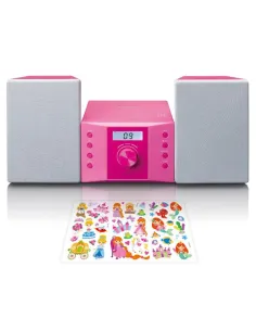 Lenco MC-013PK impianto stereo portatile Digitale 4 W FM Rosa