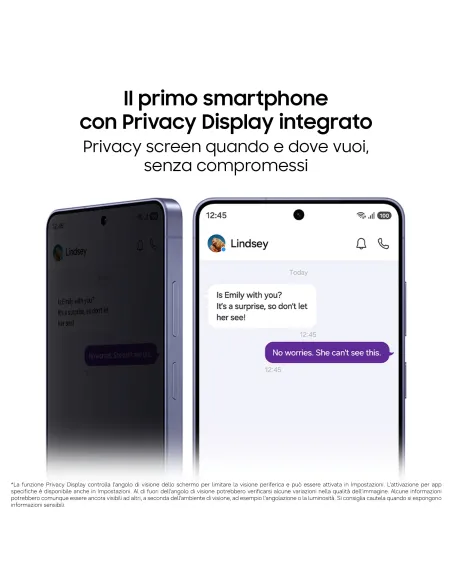 Samsung Galaxy S26 Ultra Smartphone AI, 256GB, Privacy Display integrato, Processore potente, Assistente Foto, Camera 200 MP,