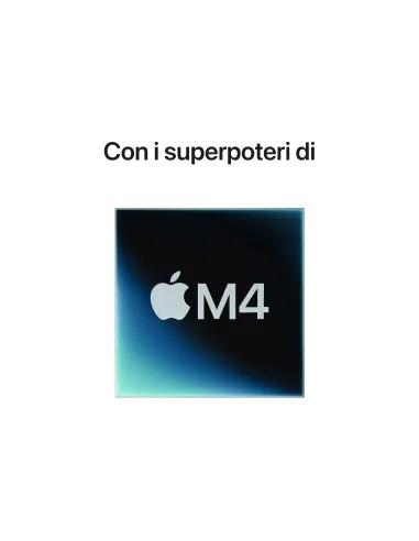 Apple MacBook Pro 14" Chip M4 con cpu 10 core e gpu 10 core, 1TB SSD - Nero siderale