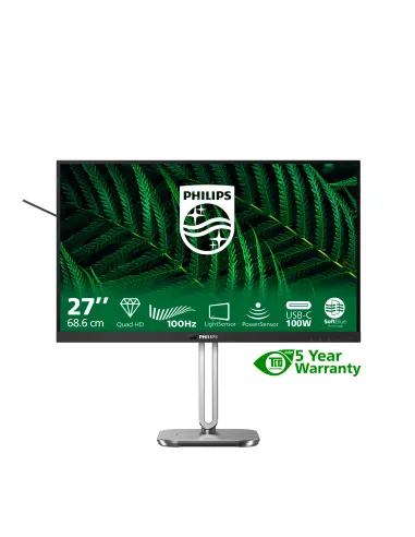Philips Serie 5000 27B2G5601 00 Monitor PC 68,6 cm (27") 2560 x 1440 Pixel Quad HD LCD Nero