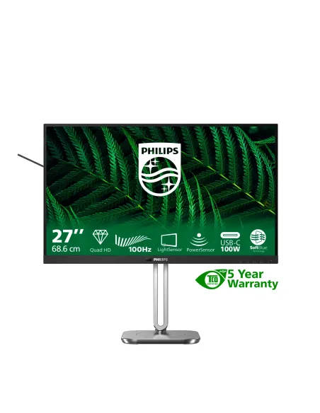 Philips Serie 5000 27B2G5601 00 Monitor PC 68,6 cm (27") 2560 x 1440 Pixel Quad HD LCD Nero