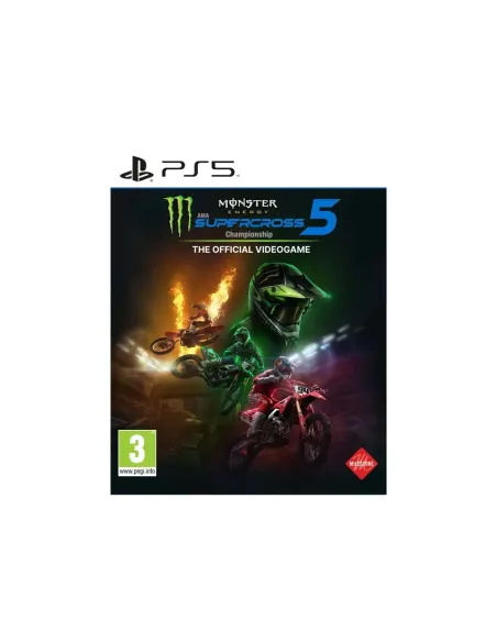 Milestone Monster Energy Supercross 5 Standard Tedesca, Inglese, ESP, Francese, ITA, POR-BRA PlayStation 5