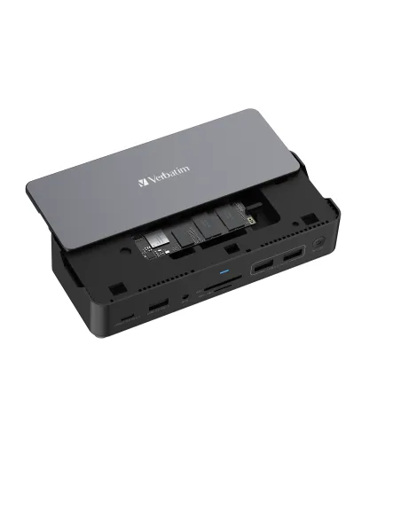 Verbatim CDS-15S Cablato USB 3.2 Gen 1 (3.1 Gen 1) Type-C Nero, Grigio