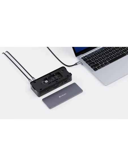 Verbatim CDS-15S Cablato USB 3.2 Gen 1 (3.1 Gen 1) Type-C Nero, Grigio