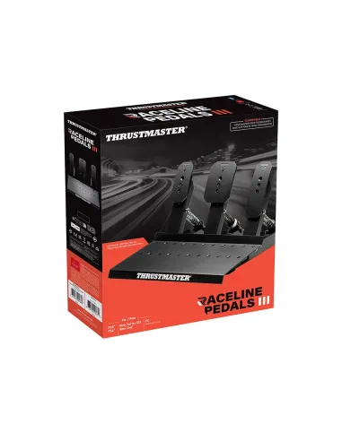 Thrustmaster Raceline Pedals III Nero RJ-12 Pedali Analogico Digitale PC, PlayStation 4, PlayStation 5, Xbox One, Xbox Series