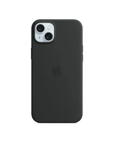 Apple Custodia MagSafe in silicone per iPhone 15 Plus - Nero