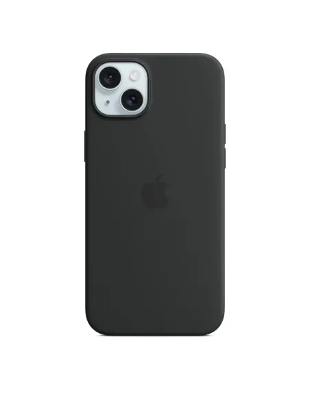 Apple Custodia MagSafe in silicone per iPhone 15 Plus - Nero