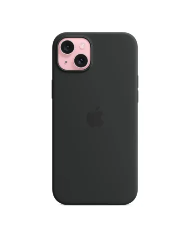 Apple Custodia MagSafe in silicone per iPhone 15 Plus - Nero