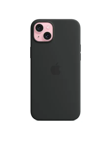 Apple Custodia MagSafe in silicone per iPhone 15 Plus - Nero