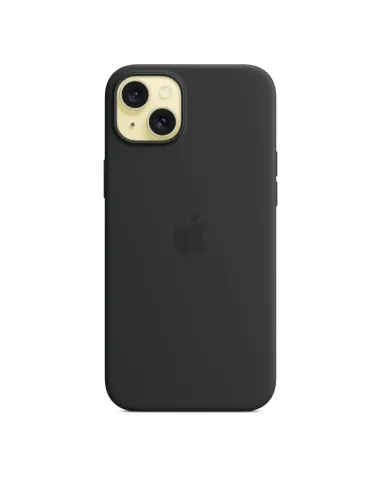 Apple Custodia MagSafe in silicone per iPhone 15 Plus - Nero
