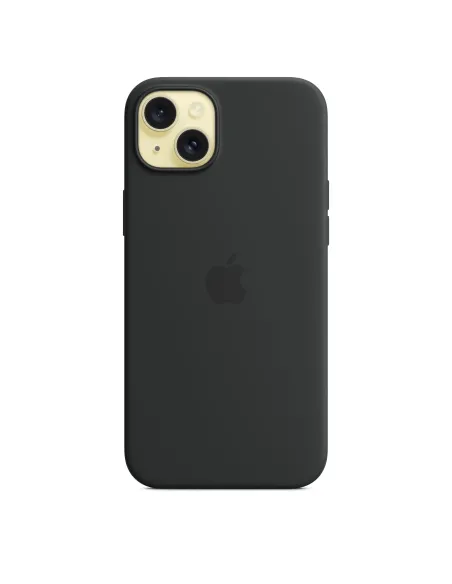 Apple Custodia MagSafe in silicone per iPhone 15 Plus - Nero