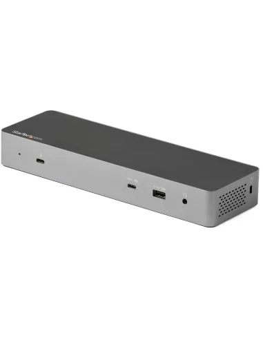 StarTech.com Dock Thunderbolt 3 compatibile con USB-C - Doppio monitor DisplayPort 1.4 4K 60Hz o doppio display HDMI - Laptop