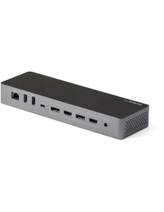 StarTech.com Dock Thunderbolt 3 compatibile con USB-C - Doppio monitor DisplayPort 1.4 4K 60Hz o doppio display HDMI - Laptop 2