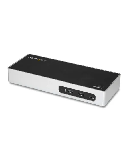 StarTech.com Docking Station USB 3.0 - Laptop Dock per doppio monitor con HDMI e DVI VGA Video - Hub a 6 porte USB 3.1 Gen 1