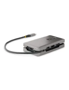 StarTech.com Adattatore Multiporta USB-C - Docking Station USB Type C con HDMI DP 4K60Hz - Hub USB a 3 porte (1x ricarica) - PD 2