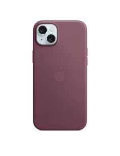 Apple Custodia MagSafe in tessuto Finewoven per iPhone 15 Plus - Gelso