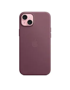 Apple Custodia MagSafe in tessuto Finewoven per iPhone 15 Plus - Gelso 2