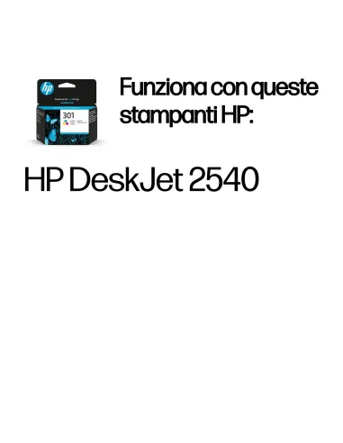 HP Cartuccia originale inchiostro tricromia 301