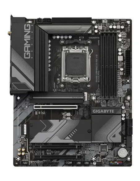 GIGABYTE B650 GAMING X AX V2 Scheda madre - AMD Ryzen serie 9000, VRM a 8+2+2 fasi, fino a 8000 MHz DDR5 (OC), 1xPCIe 5.0 +