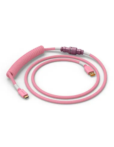 Glorious Gaming GLO-KB-ACC-CBL-COIL-PPNK cavo per tastiera mouse Rosa 1,4 m