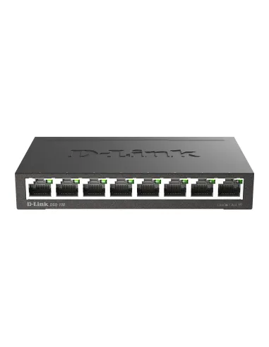 D-Link DGS-108 Non gestito L2 Gigabit Ethernet (10 100 1000) Nero
