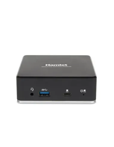 Hamlet HDKC-PD8000 replicatore di porte e docking station per laptop Cablato USB 3.2 Gen 1 (3.1 Gen 1) Type-C Nero