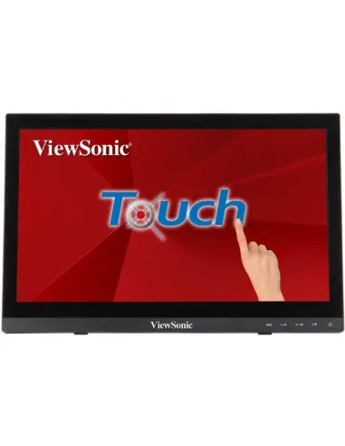 Viewsonic TD1630-3 Monitor PC 39,6 cm (15.6") 1366 x 768 Pixel HD LCD Touch screen Multi utente Nero
