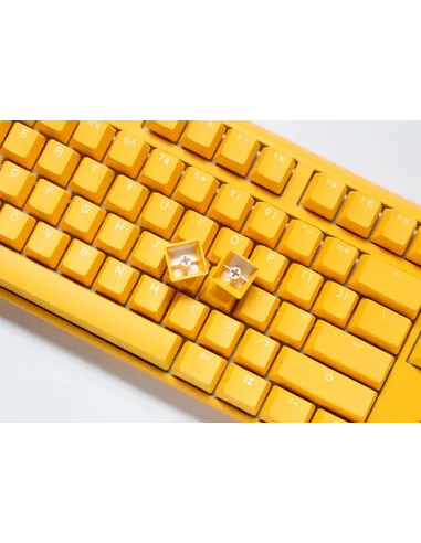 Ducky One 3 TKL tastiera Gaming USB QWERTY Inglese Giallo