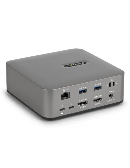 StarTech.com Docking Station Thunderbolt 5 Universale, Hub Multi-Display, 8K 60Hz o 4K 144Hz, Potenza di Banda 120Gbps, PD