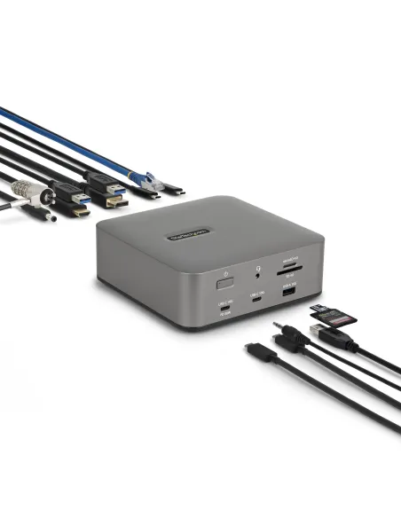StarTech.com Docking Station Thunderbolt 5 Universale, Hub Multi-Display, 8K 60Hz o 4K 144Hz, Potenza di Banda 120Gbps, PD