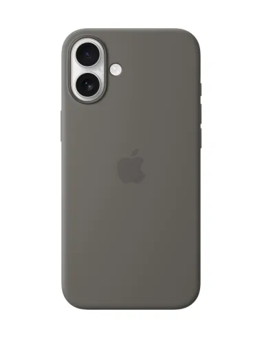 Apple Custodia MagSafe in silicone per iPhone 16 Plus - Grigio pietra