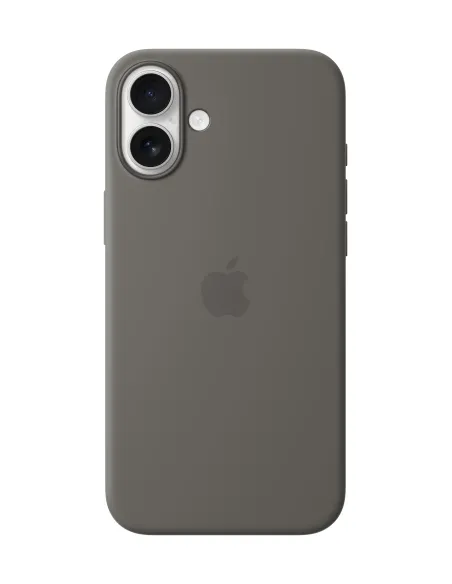 Apple Custodia MagSafe in silicone per iPhone 16 Plus - Grigio pietra