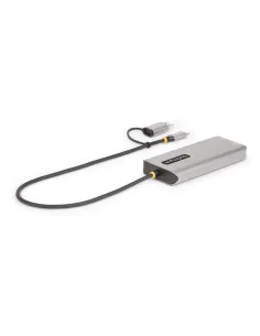 StarTech.com Adattatore multiporta USB-C con dongle USB-C a USB-A, doppio HDMI (4K30Hz 1080p60Hz), Hub USB-A 5Gbps a 3 porte, 2