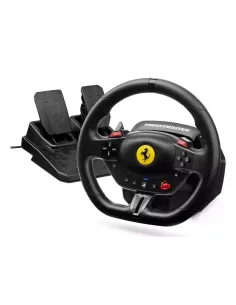Thrustmaster T98-P Ferrari 296 GTB Nero USB Sterzo + Pedali Analogico Digitale PC, PlayStation 4, PlayStation 5