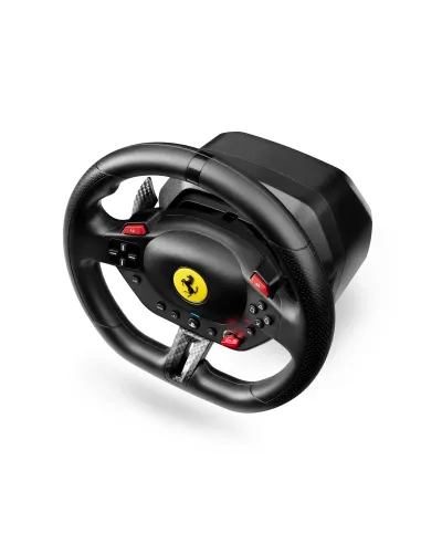 Thrustmaster T98-P Ferrari 296 GTB Nero USB Sterzo + Pedali Analogico Digitale PC, PlayStation 4, PlayStation 5