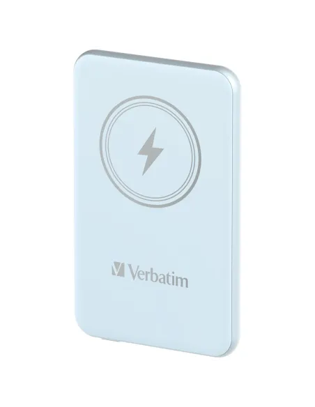 Verbatim Charge 'n' Go Polimeri di litio (LiPo) 5000 mAh Carica wireless Blu