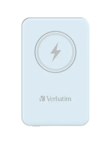 Verbatim Charge 'n' Go Polimeri di litio (LiPo) 5000 mAh Carica wireless Blu