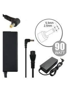Nilox NLX90W-TA14 adattatore e invertitore Interno 90 W Nero