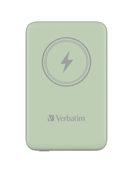 Verbatim Charge 'n' Go Polimeri di litio (LiPo) 10000 mAh Carica wireless Verde