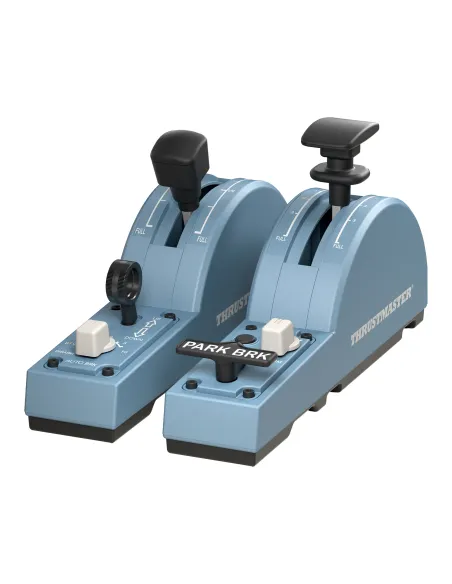 Thrustmaster TCA Quadrant Add-On Airbus Edition Blu Simulazione di Volo Analogico Digitale PC