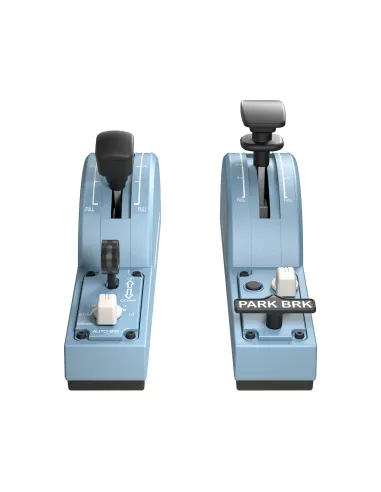 Thrustmaster TCA Quadrant Add-On Airbus Edition Blu Simulazione di Volo Analogico Digitale PC