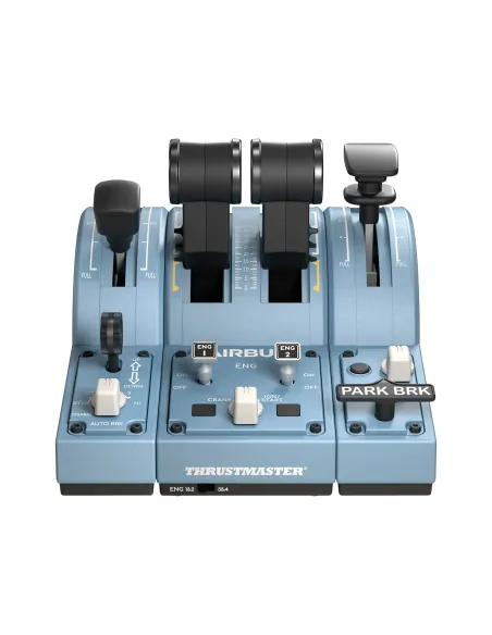 Thrustmaster TCA Quadrant Add-On Airbus Edition Blu Simulazione di Volo Analogico Digitale PC