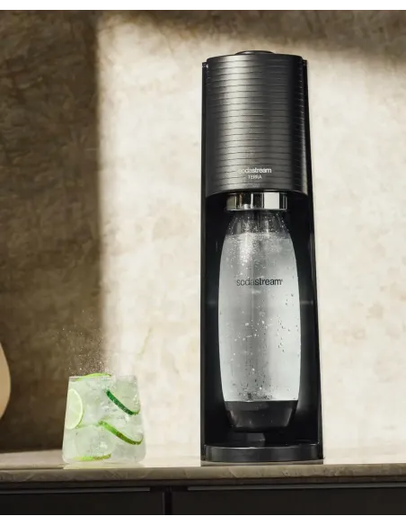 SodaStream Terra Nero Value Pack Metallo, Plastica, Polietilene tereftalato (PET)